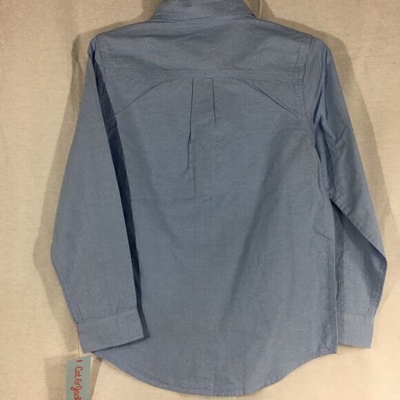 Medium NWT Cat& Jack long sleeved light blue size Medium 8/10 dress uniform shi… - Picture 2 of 4